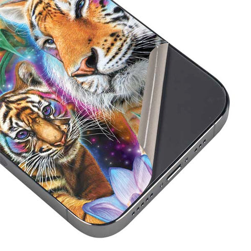 Daydream Galaxy Tigers by Sheena Pike iPhone 14 Pro Skin